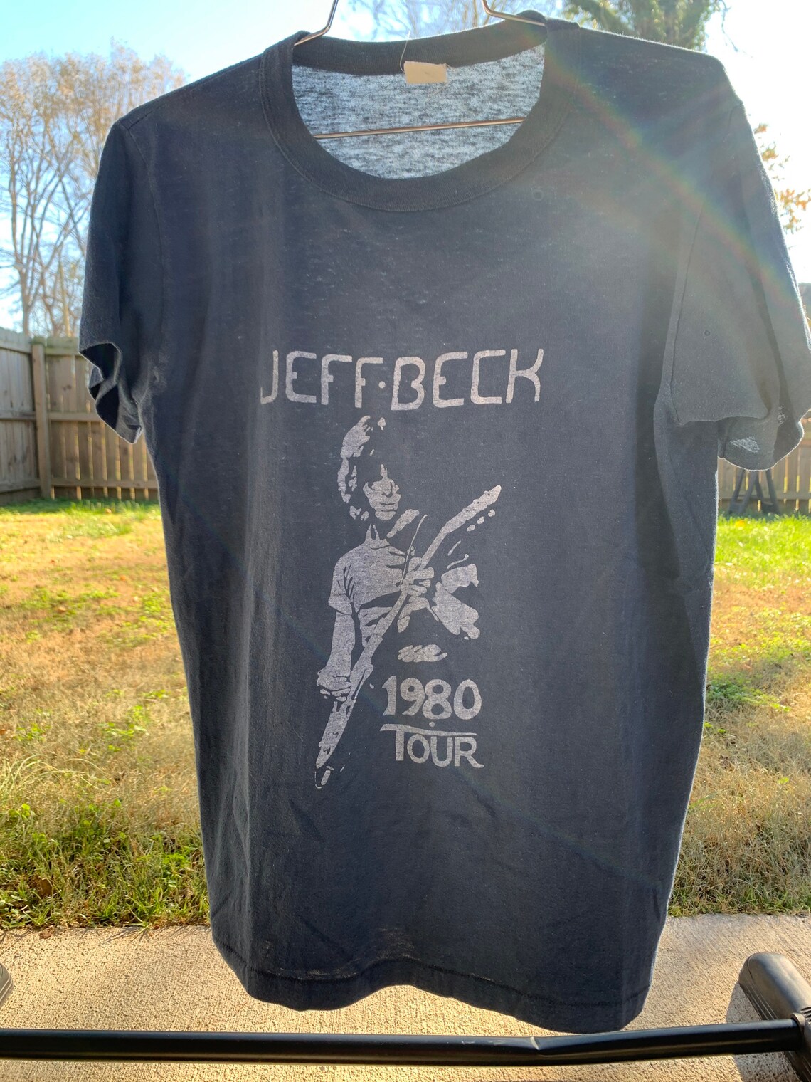 Vintage 1980 Jeff Beck tour t-shirt | Etsy