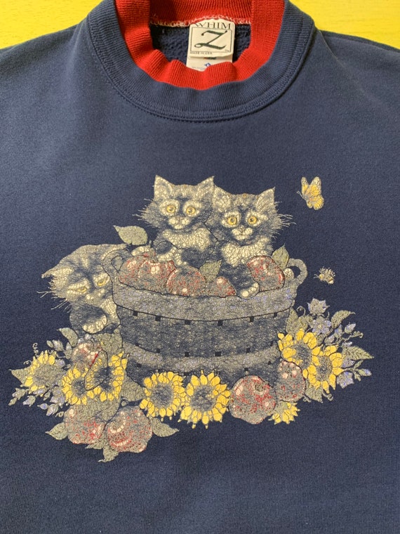Vintage funny cat sweatshirt - Gem