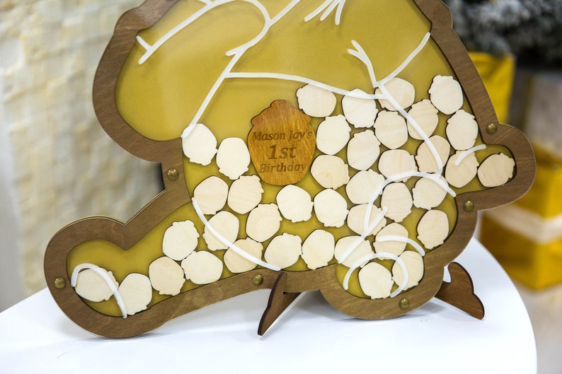 Winnie the Pooh Baby Shower Guest Book Alternative Birthday Etsy