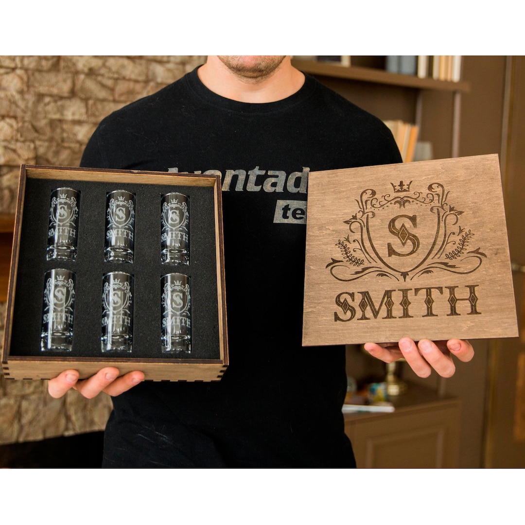 Engraved Shot Glasses Christmas Party Gifts Personalized Shot Glasses