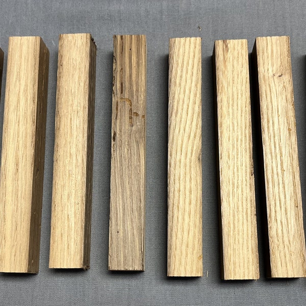 6 Set of 10 American Wormy Chestnut Pen Blanks Antique Barn Wood