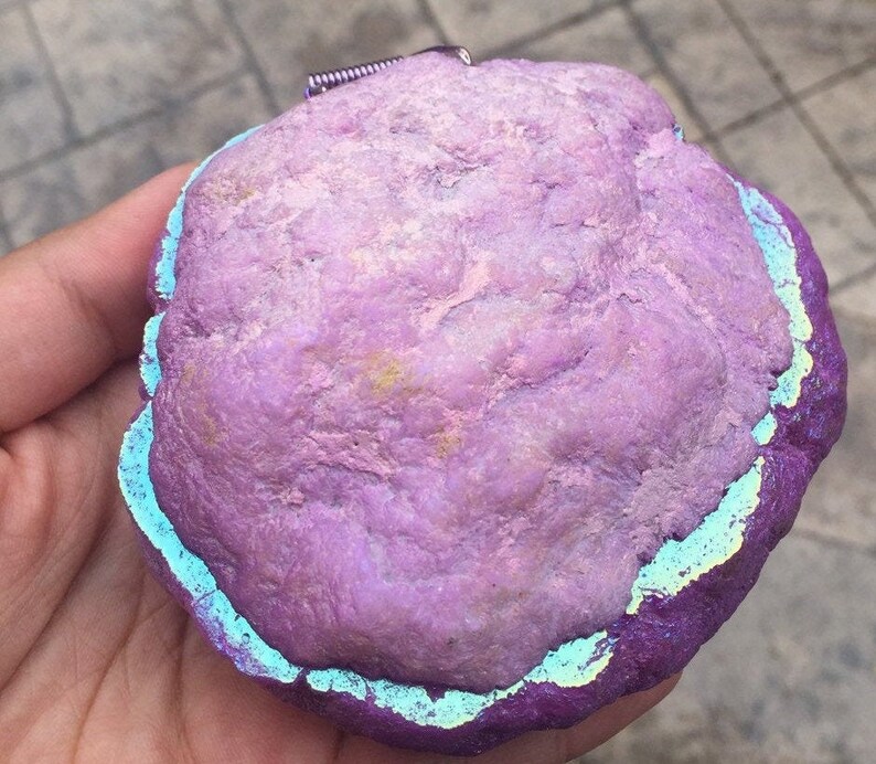 Wedding Ring Box Magenta Geode Ring Box Natural Wedding Ring Etsy