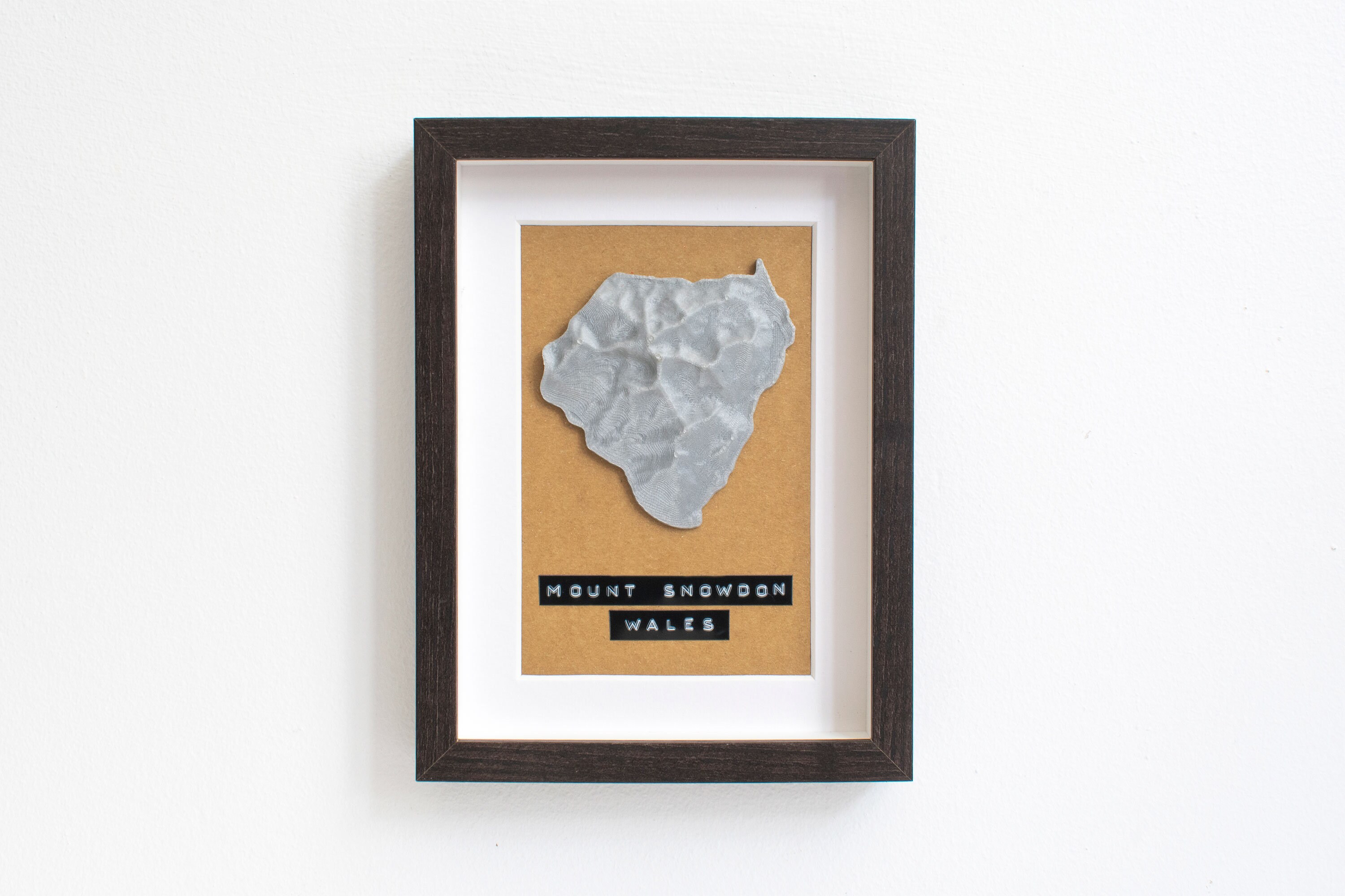Island Style 3d Terrain Map Printed Wall Decor