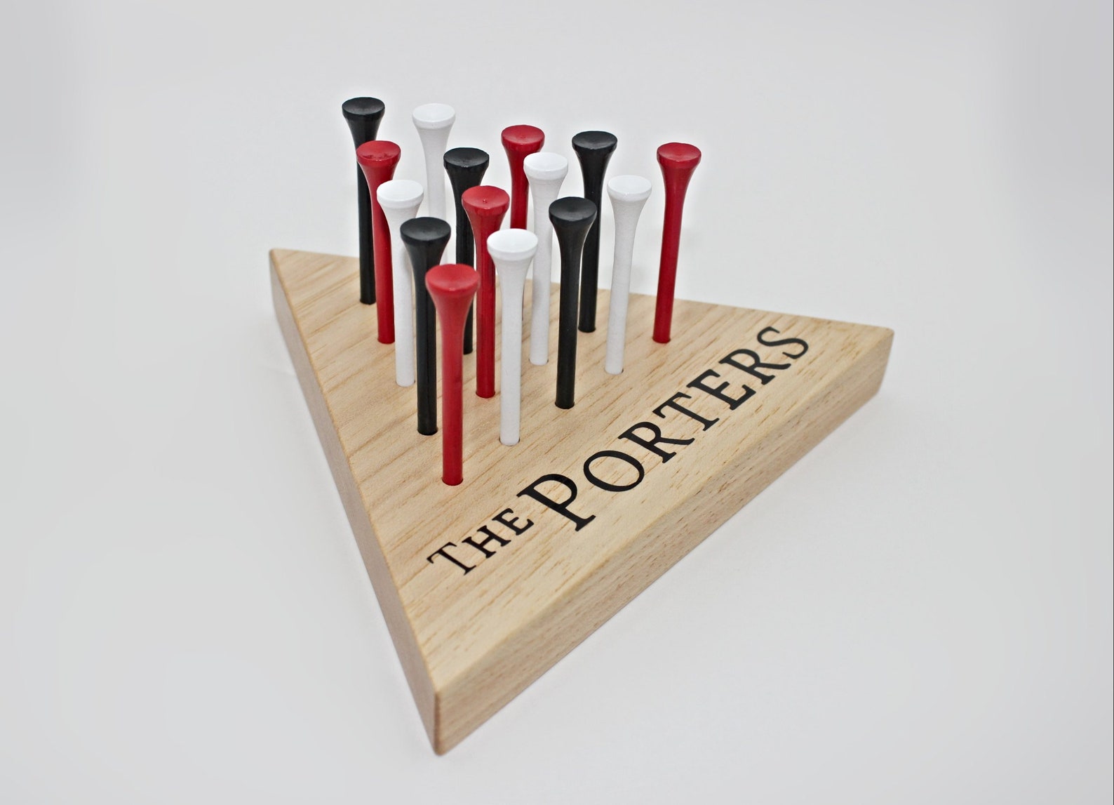 Custom Handcrafted Peg Board Game 5th Wood Anniversary Gift Etsy