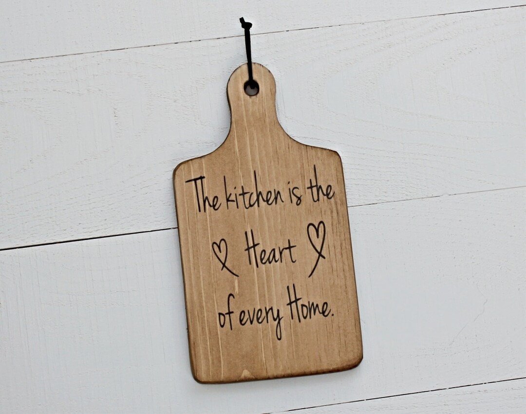 Handcrafted Cutting Board Wall Hanging Hand Painted kitchen Etsy