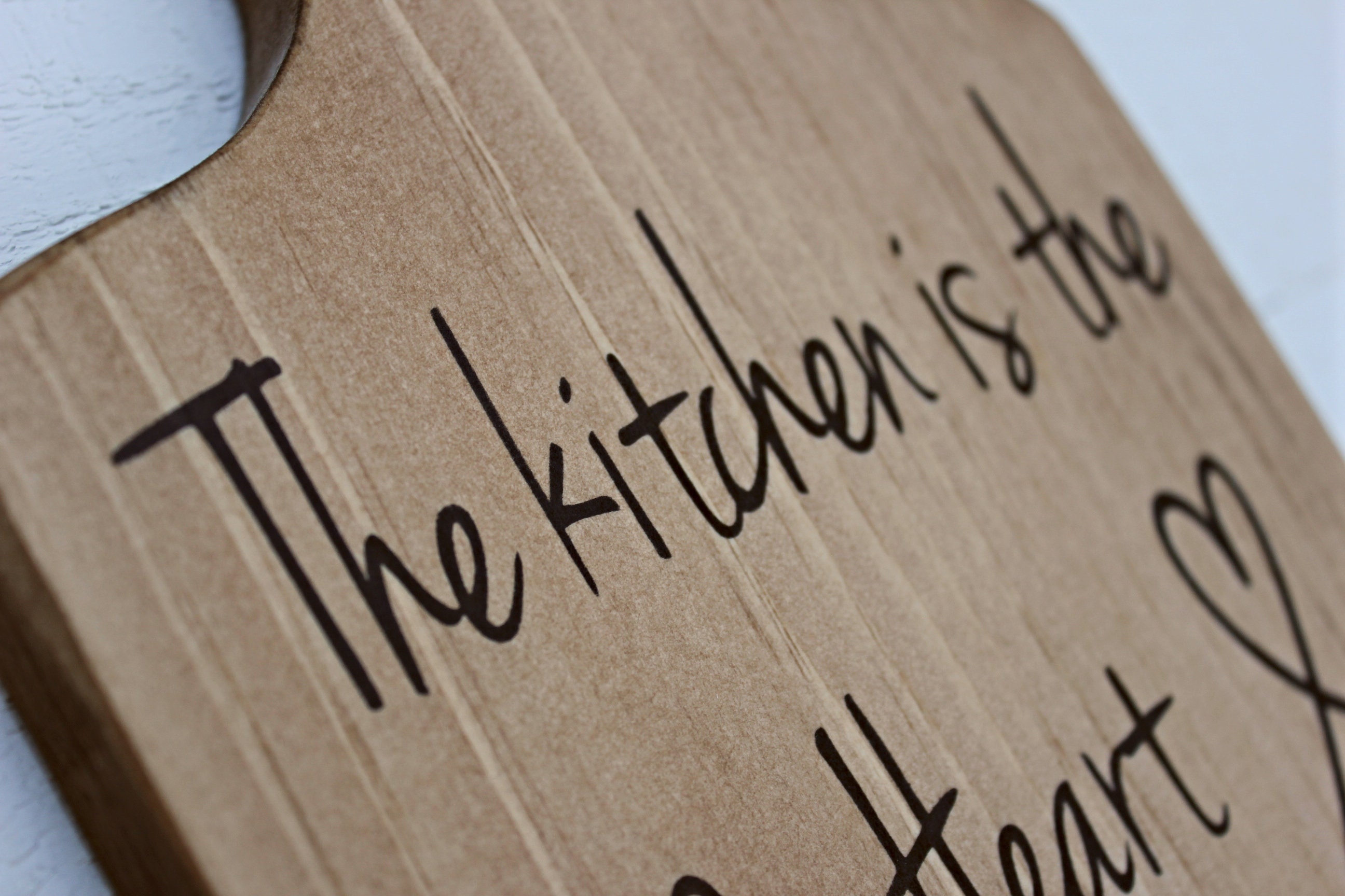 Handcrafted Cutting Board Wall Hanging Hand Painted kitchen Etsy