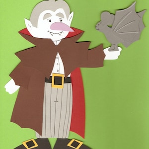 Imagen de ventana de murciélago vampiro de cartón, decoración otoñal para habitación infantil, Halloween