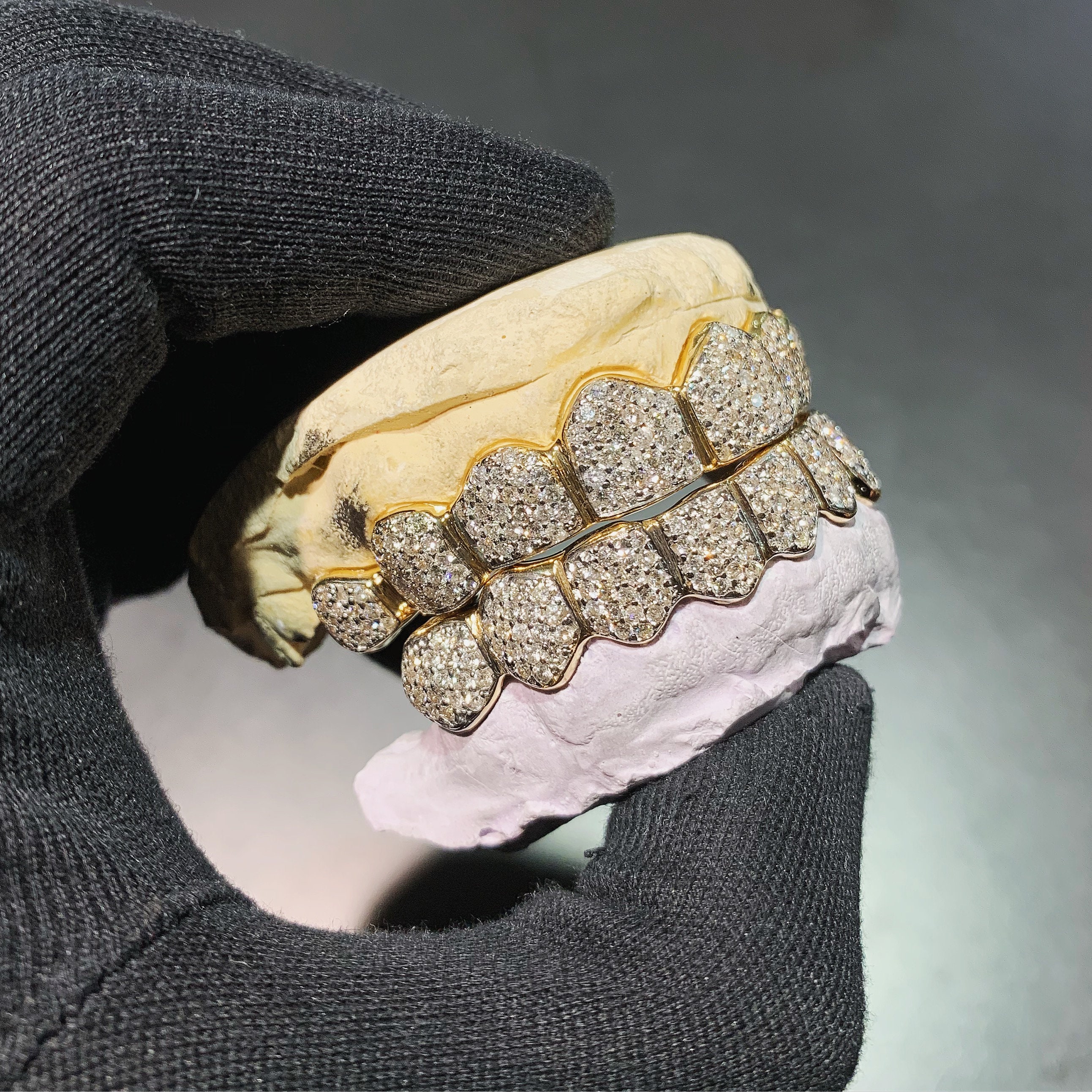 Honeycomb diamond setting sale