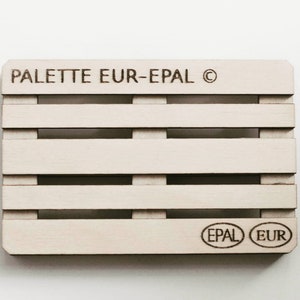 Exact Proportional Copy of Euro palette 3 mm 4 mm 1/8 inch plywood dxf svg cdr files for cnc router or laser cut router image 2