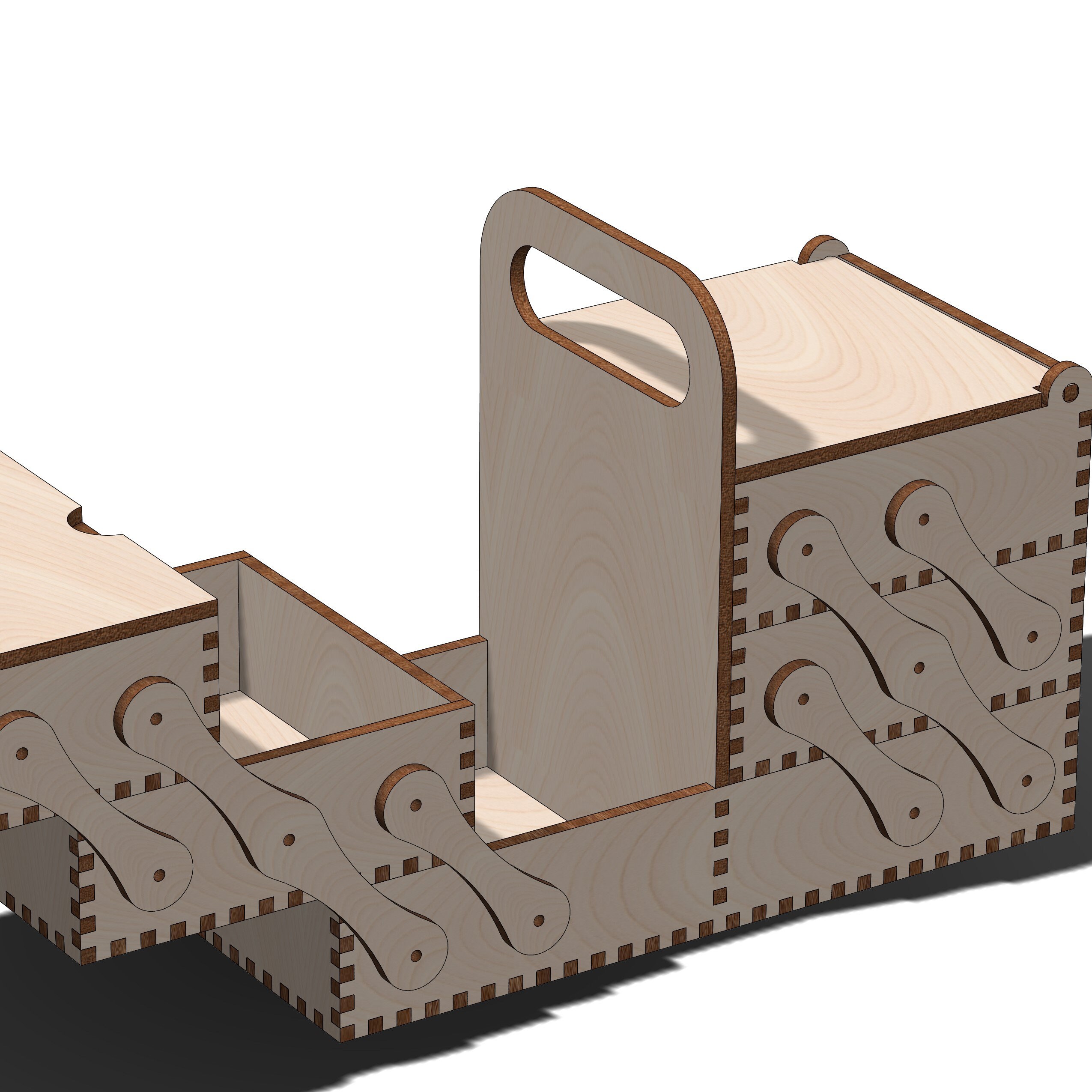 Beautiful Box for Stuff 4 Mm Plywood Dxf File for Cnc Router - Etsy