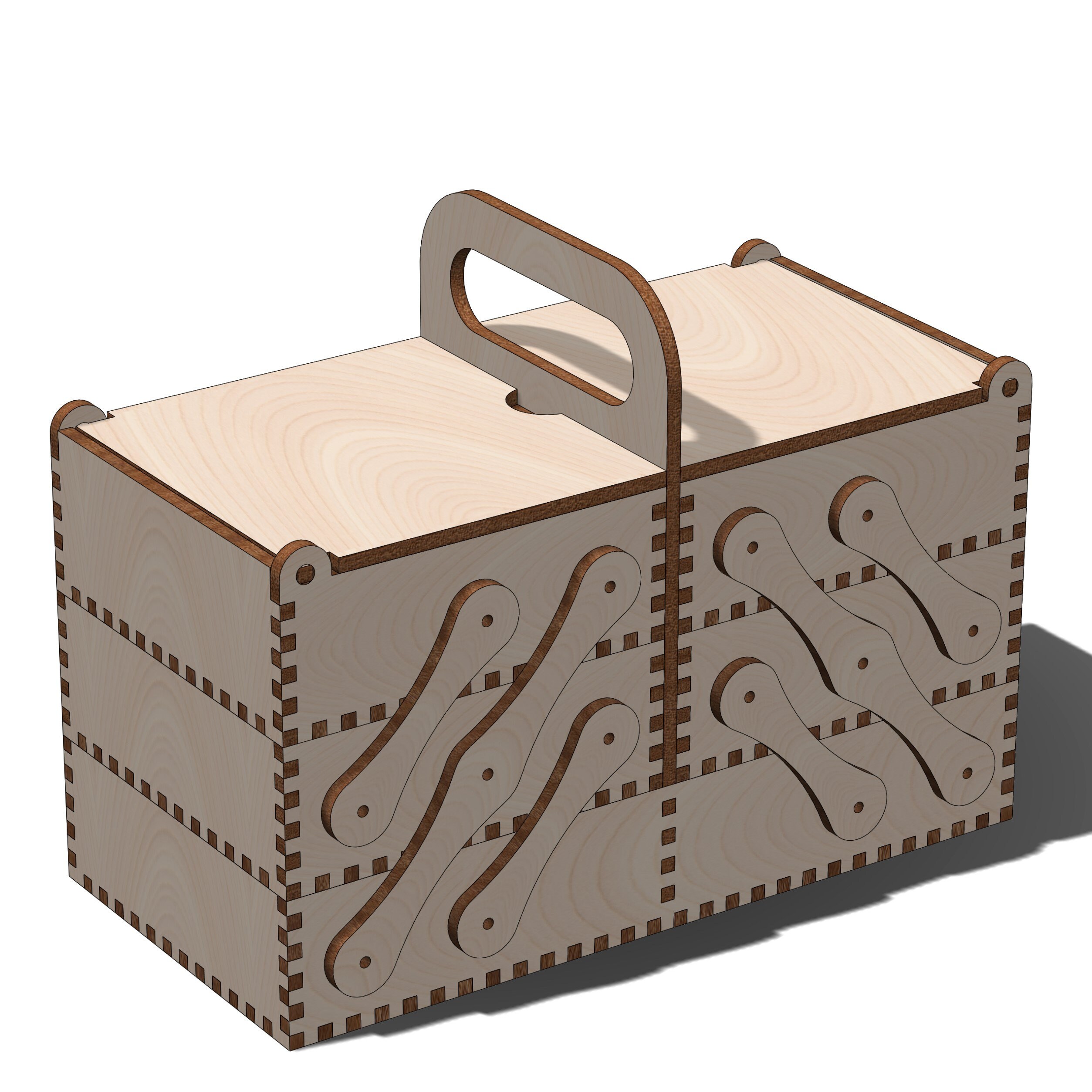 Beautiful Box for Stuff 4 Mm Plywood Dxf File for Cnc Router - Etsy