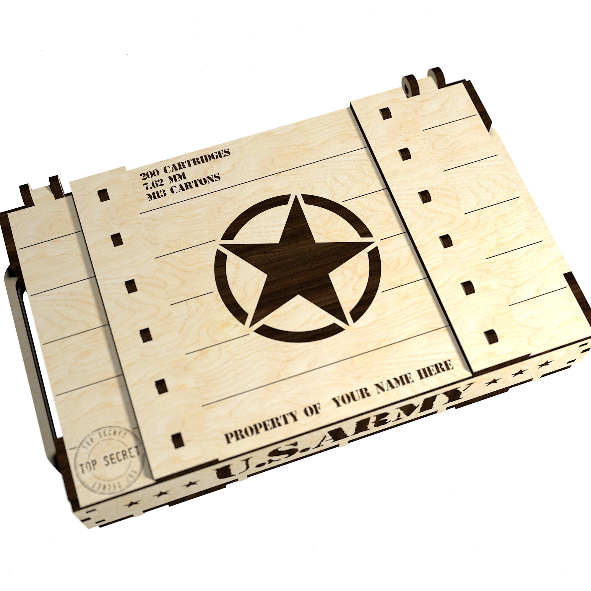 Original Military Army Gift Box 5 X 8 Inch Size Etsy