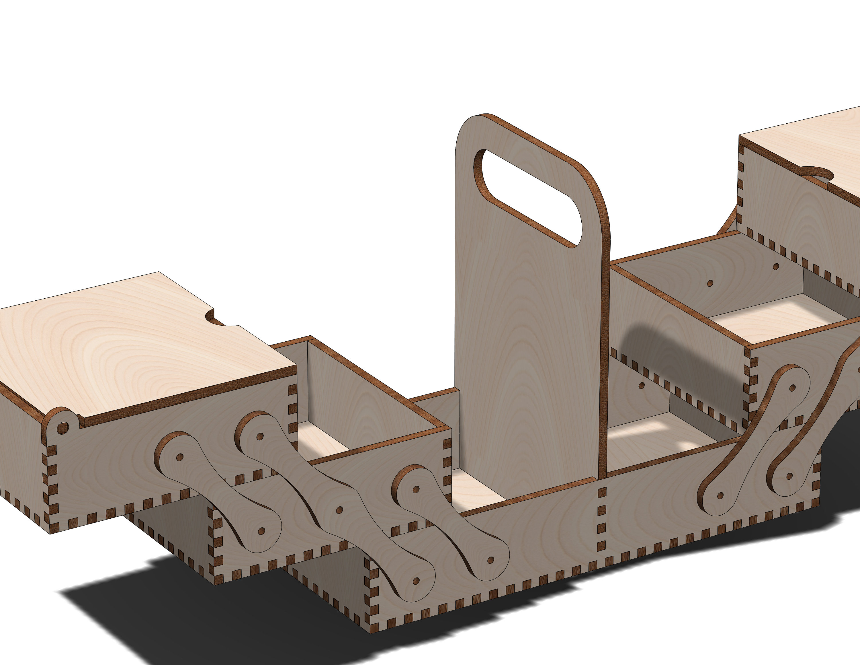 Beautiful Box for Stuff 4 Mm Plywood Dxf File for Cnc Router - Etsy