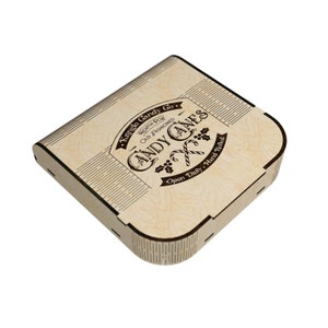 Belle boîte à bonbons pour bonbons au chocolat faits à la main dxf svg cdr dwg fichier vectoriel plan découpé au laser 3, 3,1, 4 mm et 1/8 pouce fichier découpé au laser