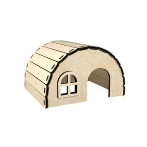 Hamsterhuis 3mm 4mm 1/8 inch patroon vector voor lasersnijden CNC svg lasergesneden sjabloon lasergesneden patroon vector model vectorplan