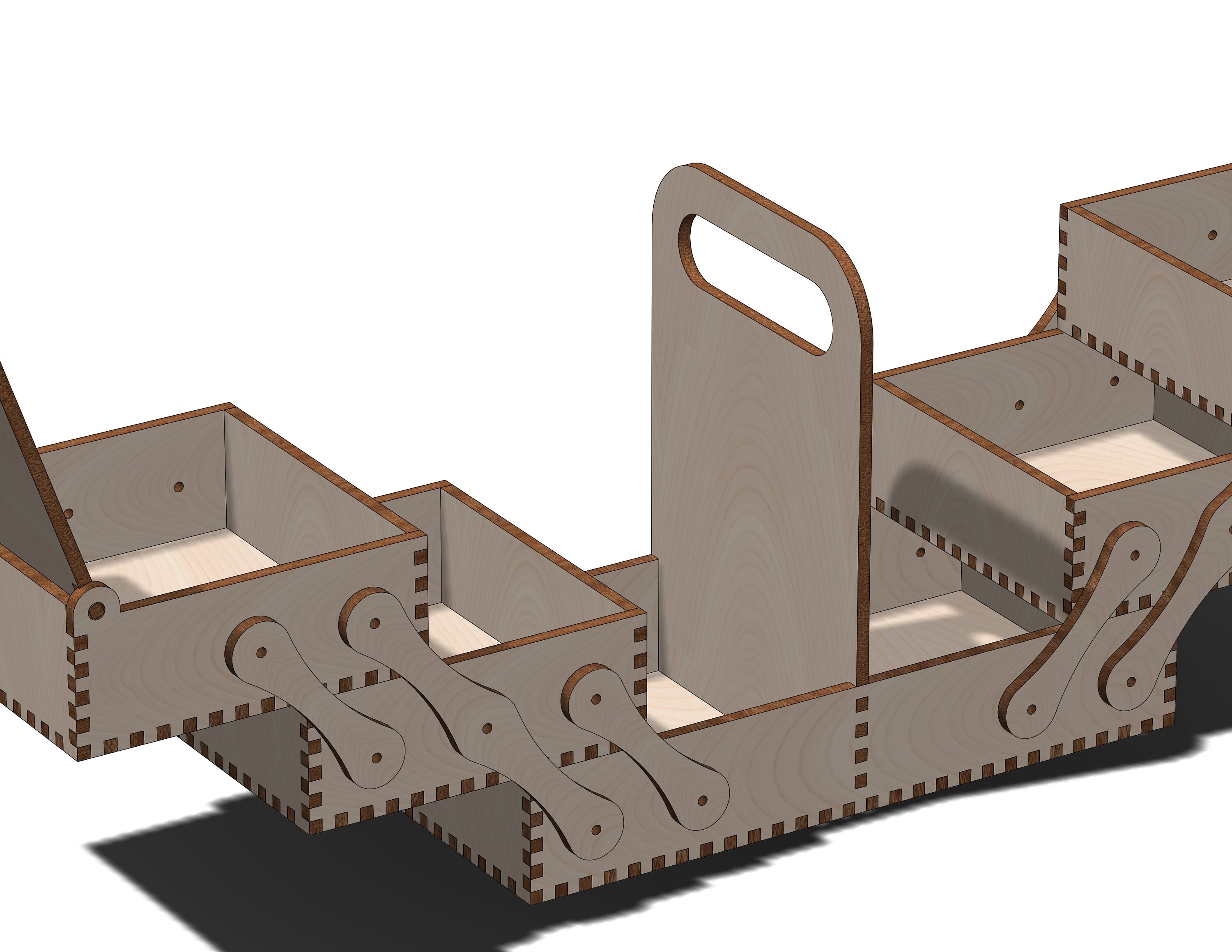 Beautiful Box for Stuff 4 Mm Plywood Dxf File for Cnc Router - Etsy