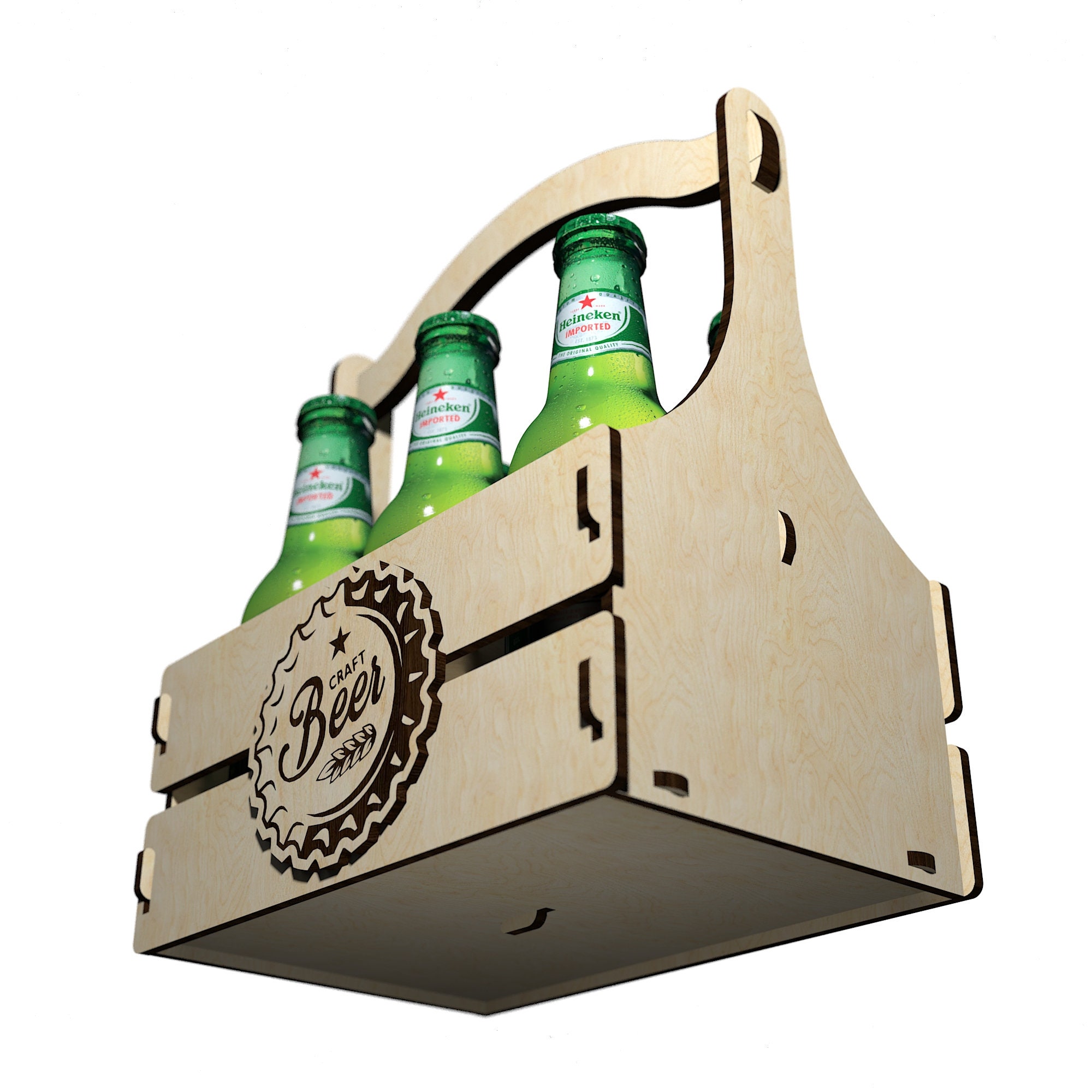 Beer Bottle Box Beer Can Holder Svg Dxf Dwg Cdr 11 Pdf 5 Mm or Etsy UK