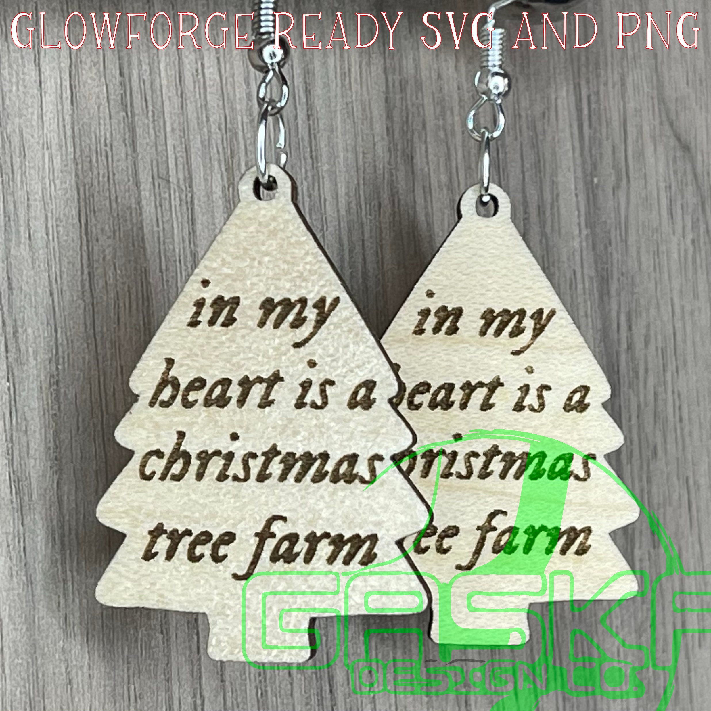 Taylor Swift Christmas Tree Farm Earrings Digital Download