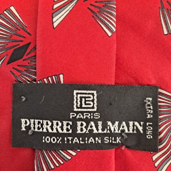 Pierre Balmain Tie Necktie Italian Silk Extra Lon… - image 2