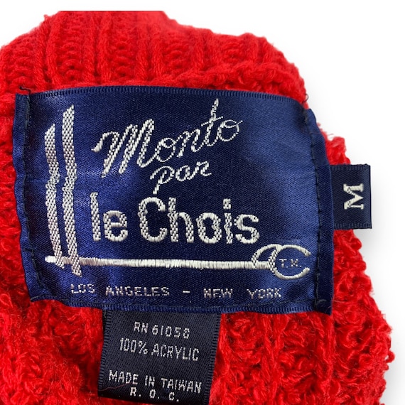 Monto Par Le Chois Boucle Knit Sweater Size M Sin… - image 9