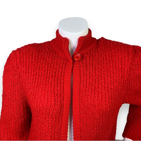 Monto Par Le Chois Boucle Knit Sweater Size M Sin… - image 7