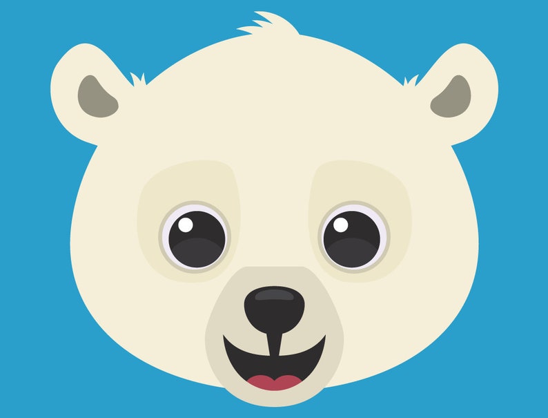 Download Cute Polar Bear SVG Cut Files PNG polar bear clipart baby ...