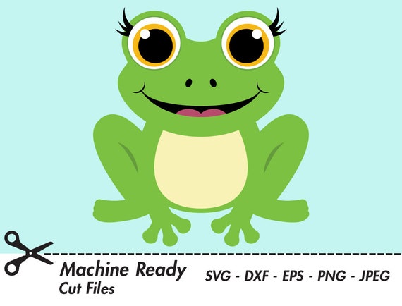 Cute Frog SVG Cut Files, PNG Frog Clipart, Frogs Clip Art, Happy Frog Face,  Frog Body, Pond Animal, Green Frog Print, Girl, Printable Frog - Etsy