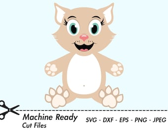 cute cat clipart face excited