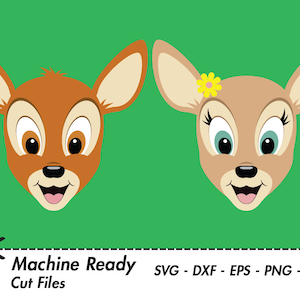 Cute Deer SVG Cut Files, PNG deer clipart, deer clip art, happy baby deer face, fawn head, woodland animal, kids outdoor shirt design, print