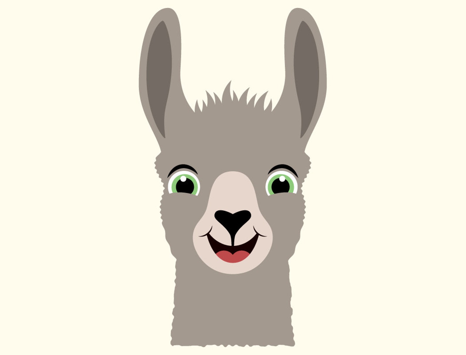 Download Cute Llama SVG Cut Files PNG llamas clipart farmhouse clip ...