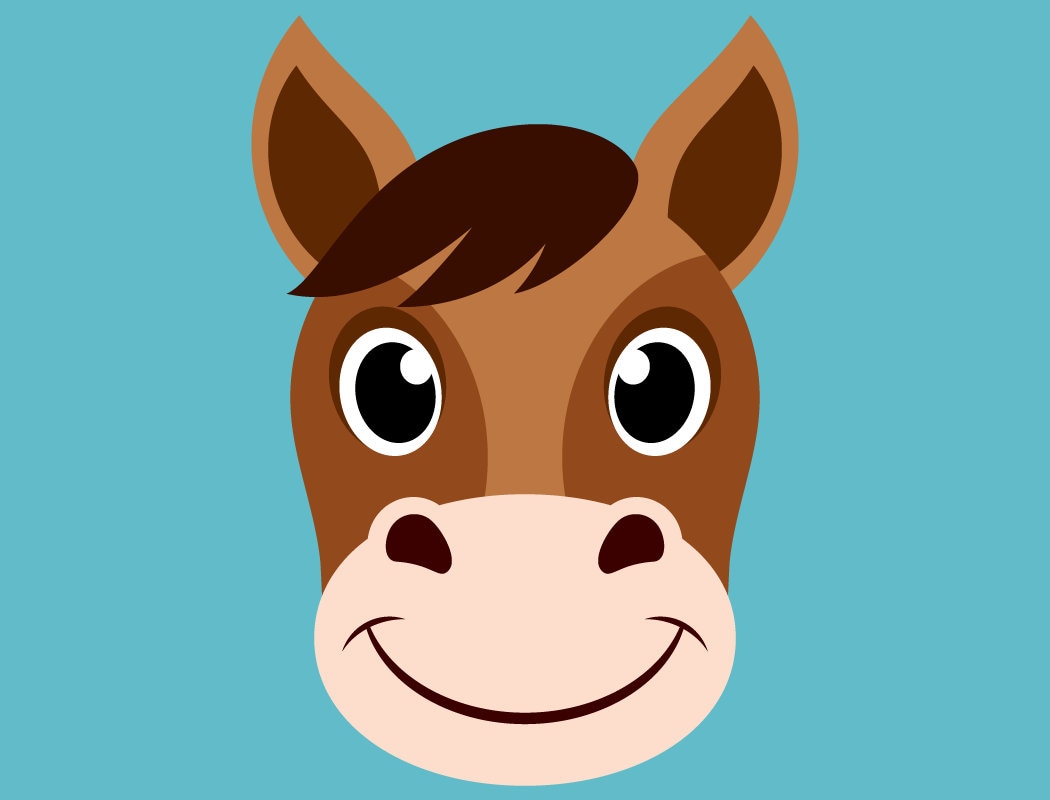 Cute Horse SVG Cut Files PNG Horses Clipart Country Western Etsy