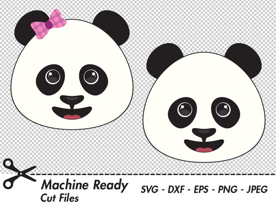 Cute Panda Printable Stickers Cricut Design (1196148)