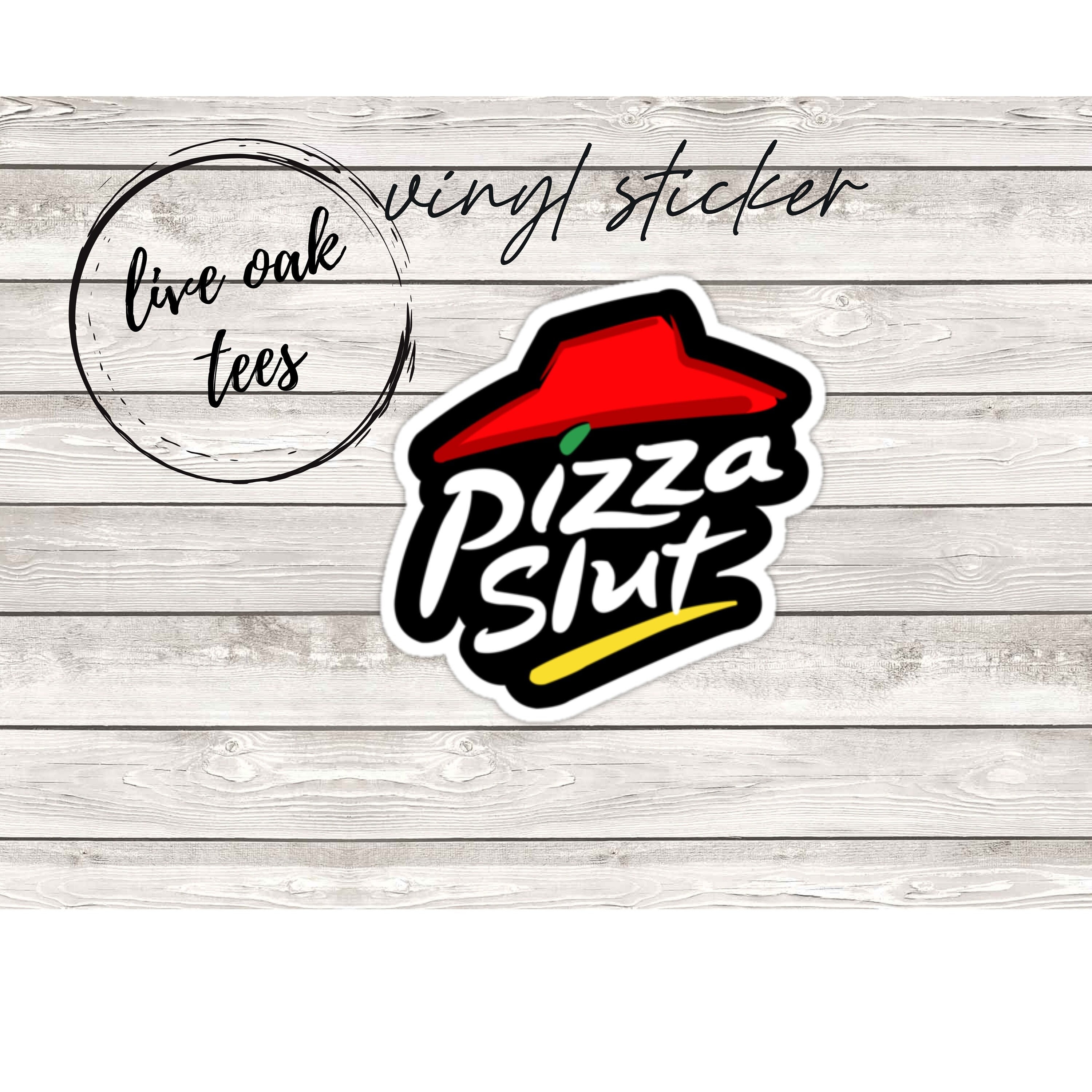 Pizza Slut - Vinyl Decal Sticker 3-in – Mellow Monkey - Foto 3