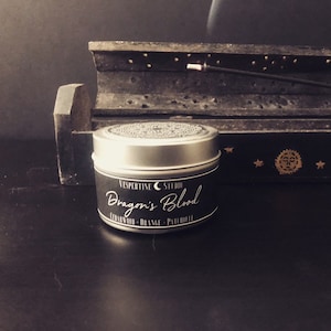 Dragon&#39;s Blood | Scented Soy Candle | Cedarwood Orange and Patchouli | 4 oz candle | Yoga | Vespertine Studio