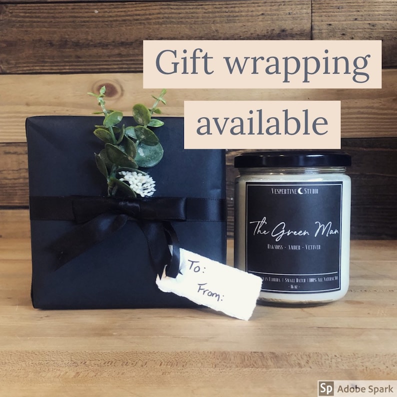 Scented Soy Candle Blood Moon Blood Orange Bergamot and Sandalwood 9 oz candle Vespertine Studio