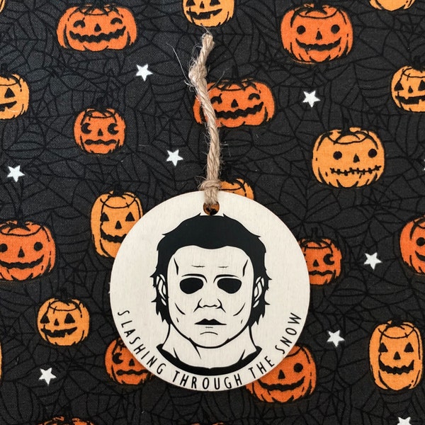 Michael Myers Ornament / Ghost face Ornament / Horror Ornament / Halloween Ornament / Halloween Christmas Ornament / Jason Voorhees ornament