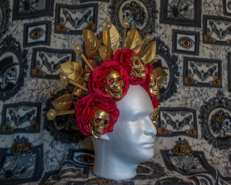 Dia De Los Muertos Flower Crown / Day of the Dead Flower Crown Etsy