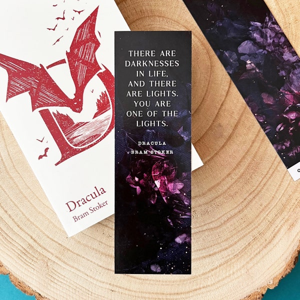 Dracula - 'You Are One Of The Lights' Bookmark - Bram Stoker -  Literary Bookmark - Book Quote - Gifts For Book Lovers - Eco-Friendly