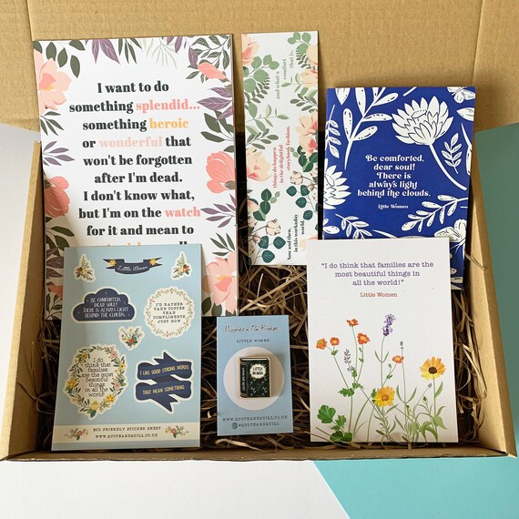 Little Women Literary Gift Set Louisa May Alcott Letterbox Etsy