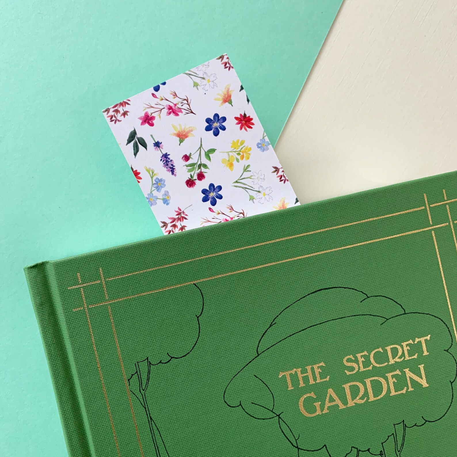 The Secret Garden Bookmarks Frances Hodgson Burnett - Etsy UK