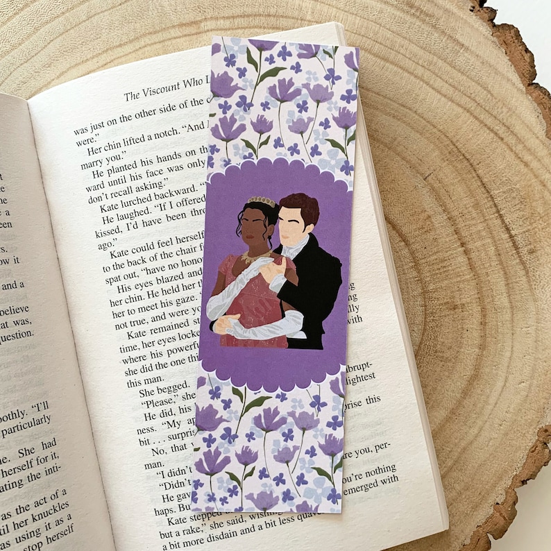 Literary Couples Bookmarks Eco-Friendly Bookish Gifts For Book Lovers Pride and Prejudice Anne of Green Gables Bridgerton Kate & Anthony