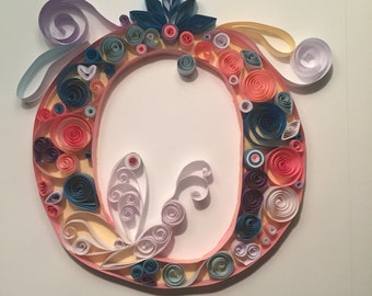 Paper Quilling Art - Letter O