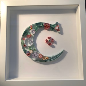 Paper Quilling Art - Letter C