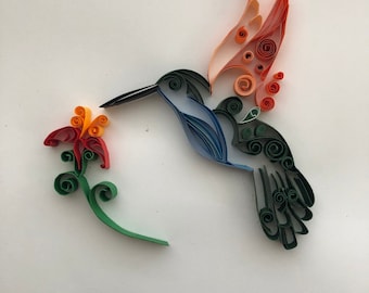 Hummingbird - Paper Quilled