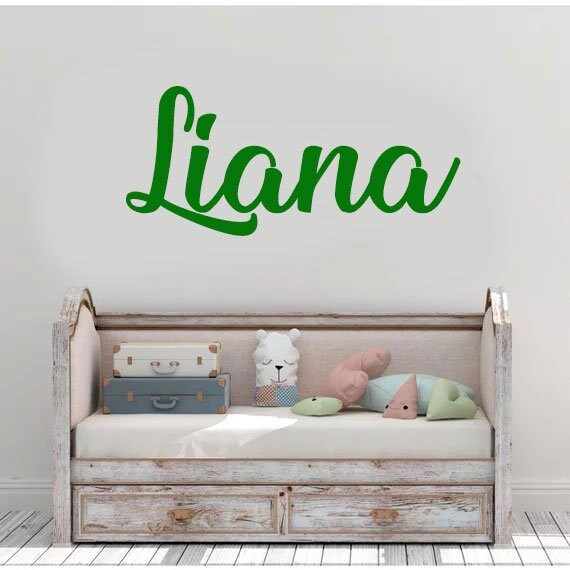 custom baby name decal / nursery wall decal / custom name | etsy
