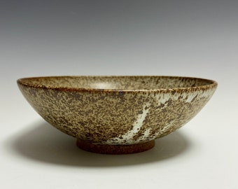 Matte White Speckled Bowl by Jason Fox