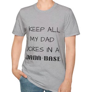 T-shirt Dad Jokes Database | T-shirt met grappige woordspeling