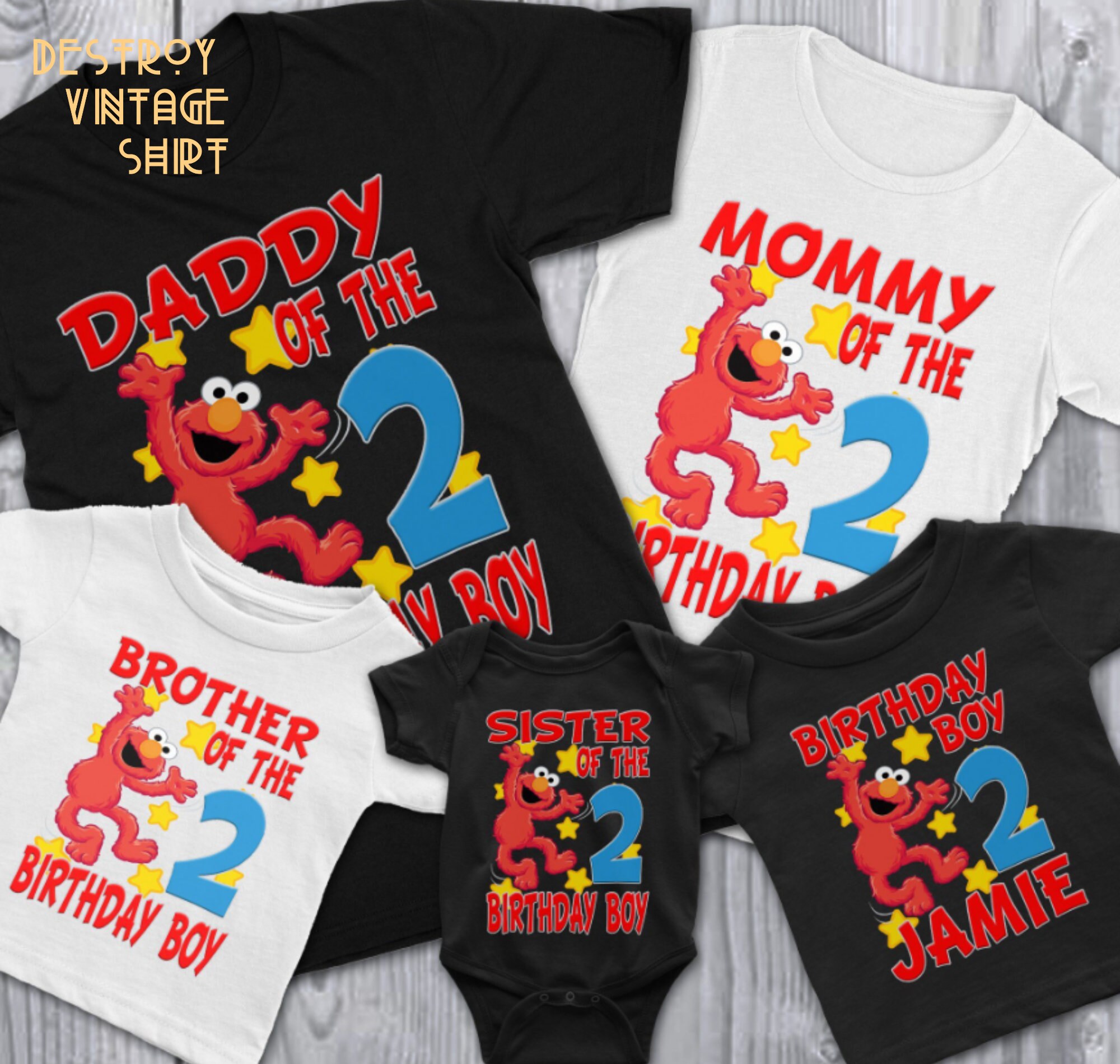 Elmo party shirts Clearance