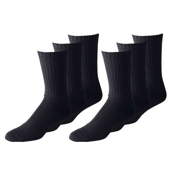 12 Pairs Men's Athletic Crew Socks Bulk Wholesale Packs Etsy