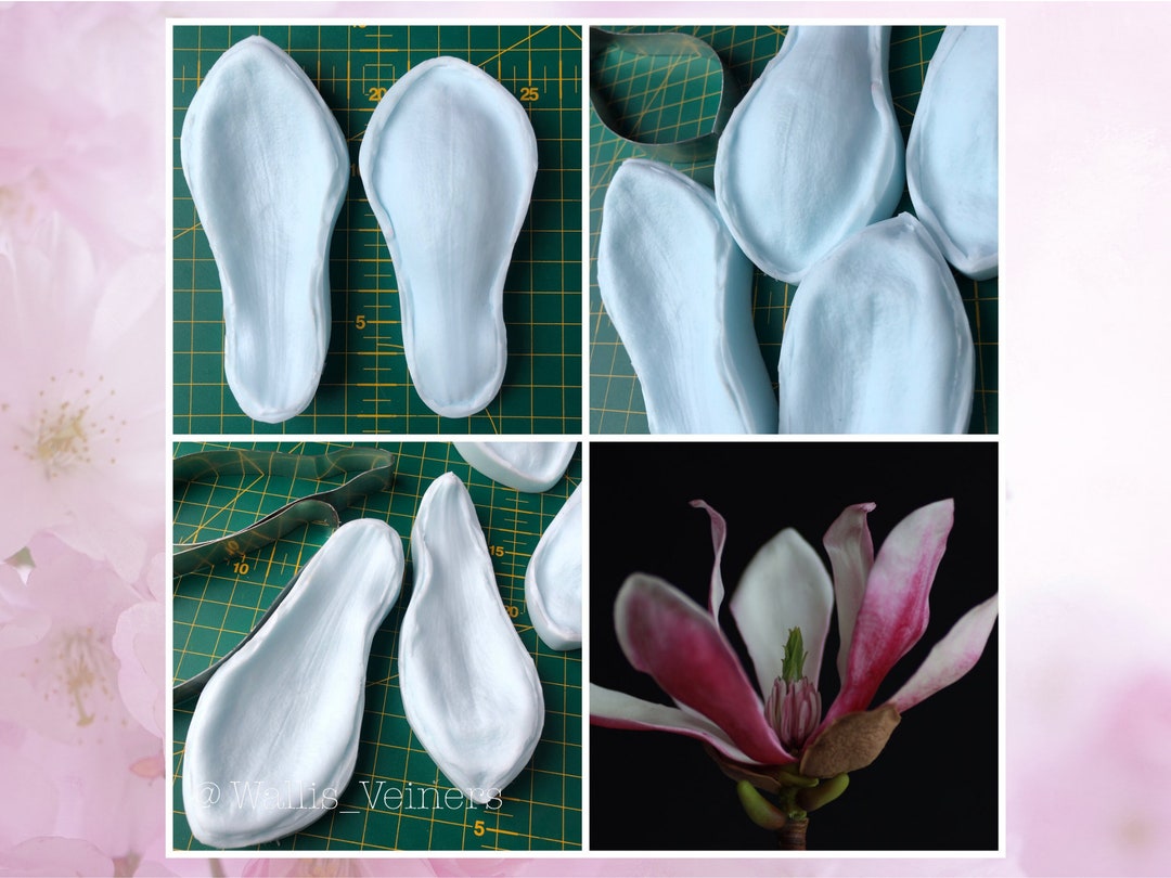 MAGNOLIA FLOWER Veiner / Mold Set of 2 Botanically Correct Etsy